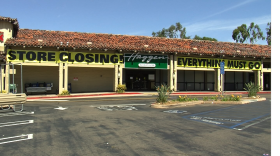 A Haggen grocery store sits empty on Lake Murray Blvd. in La Mesa, California on Sept. 28, 2015.