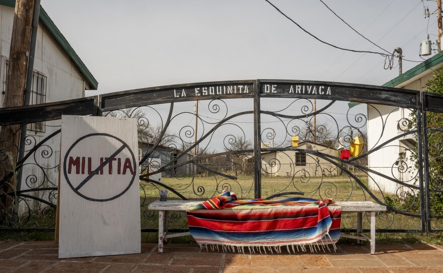 The town of Arivaca, Ariz., is 11 miles from the border with Mexico. It has become a magnet for self-styled militia groups from out of state that say they want to patrol the border and stop migrants.