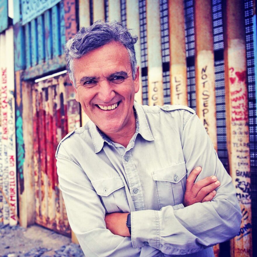 Cartoonist Jose Trinidad Camacho, better known as Trino. His work is showcased in the new Comic-Con Museum exhibit "Trino's World."