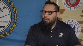 Sam Flores is a district commander and veterans service officer with the American Legion in San Diego, March 19, 2020