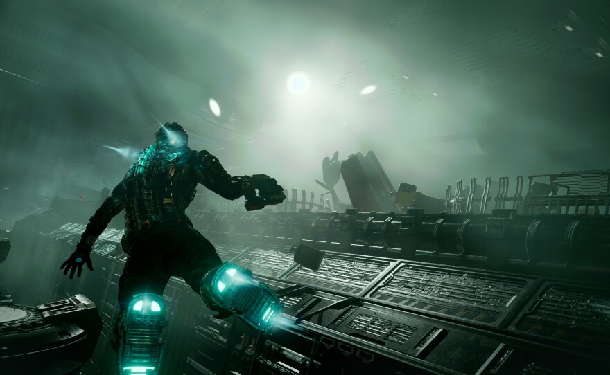 Navigating in zero gravity can prove to be a challenge.