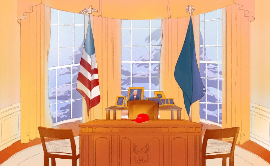 Donald Trump laid out a plan for his first 100 days in the Oval Office.