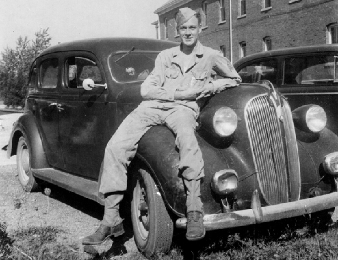 Stan Lee in his Army uniform. (undated photo)
