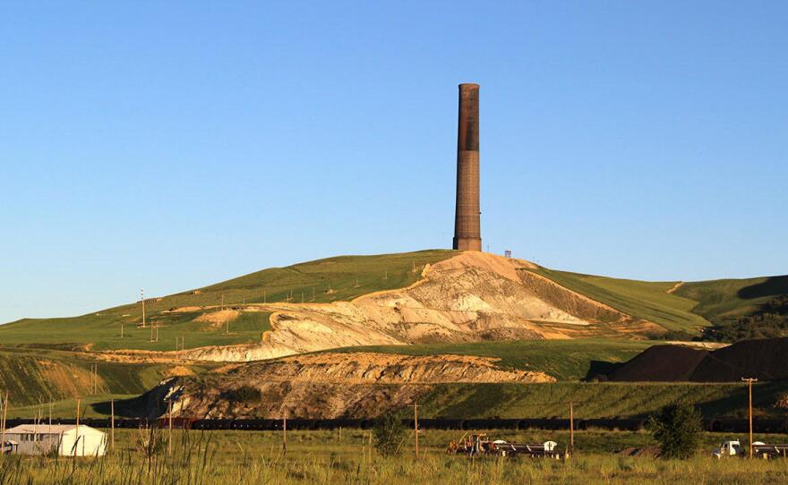This smokestack, left over from a century of copper mining, spewed up to 24 tons of arsenic per day over an area the size of New York City.