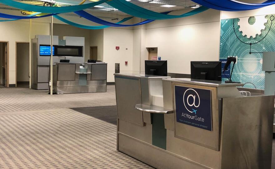 The Innovation Lab at San Diego International Airport is located in the former commuter terminal, May 8, 2018.