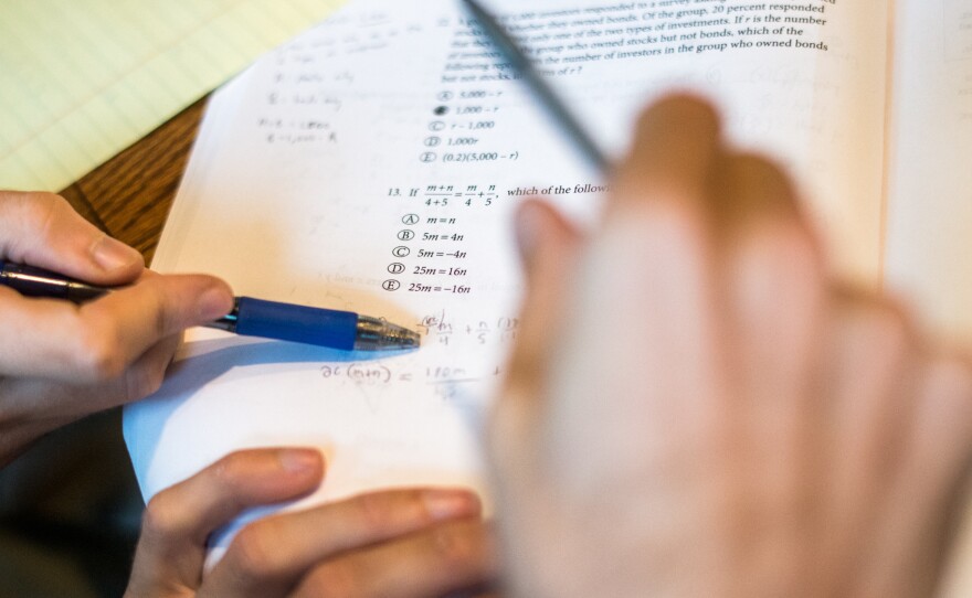 After leaving the Army and starting school, Charles discovered he could no longer do simple math equations in his head.