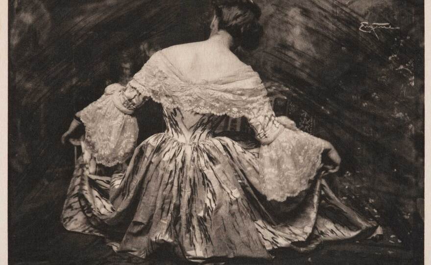 "Minuet, 1900," by Frank Eugene, from the collection of Cam and Wanda Garner. The collection inspired the Art of Elan musical selections.