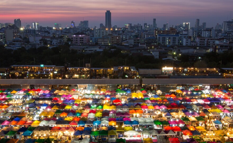 A market in Bangkok, Thailand.