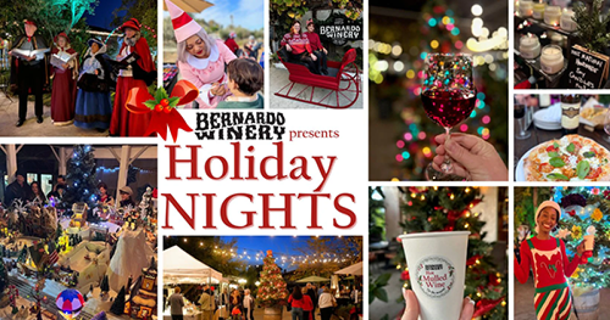 Holiday Nights at Bernardo Winery 2025, Week 1