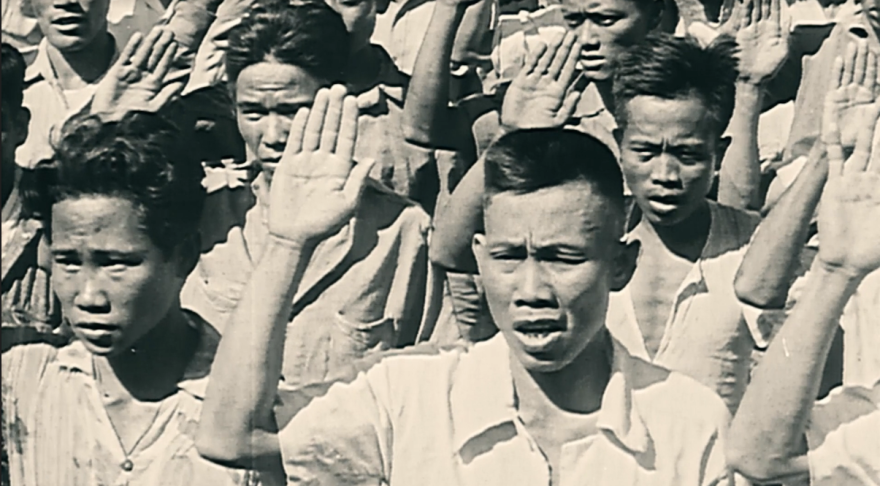 Photo from the documentary "A Long March" featured in the 2022 GI Film Festival
