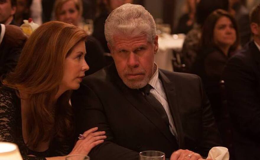 Dana Delany, left, and Ron Perlman star as a judge and his wife in the Amazon Studios pilot Hand of God.