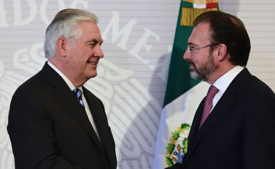 Mexico's foreign secretary, Luis Videgaray, met with Secretary of State Rex Tillerson in Mexico City on Feb. 23. But on a visit this week to Washington, Videgaray bypassed the State Department completely and went straight for meetings at the White House.