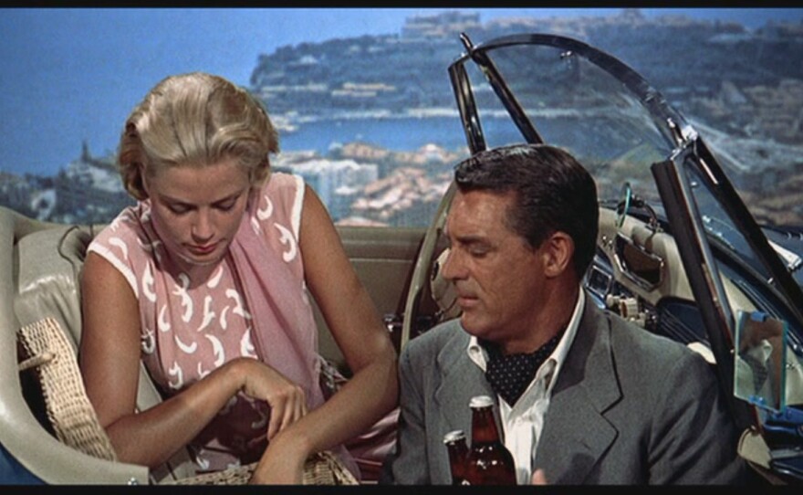 Grace Kelly and Cary Grant in Alfred Hitchcock's "To Catch A Thief."