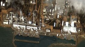 A DigitalGlobe satellite image received Wednesday shows damage after the March 11 earthquake and tsunami at the Fukushima Dai-ichi power plant in Japan.
