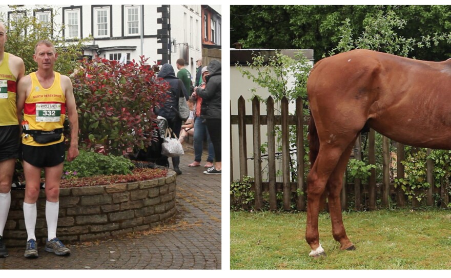 Meet a few of the competitors: Paul Sorrell, Russ White and Tim Clayton of the North Derbyshire Running Club, and Claire Trafford with her horse Santo.