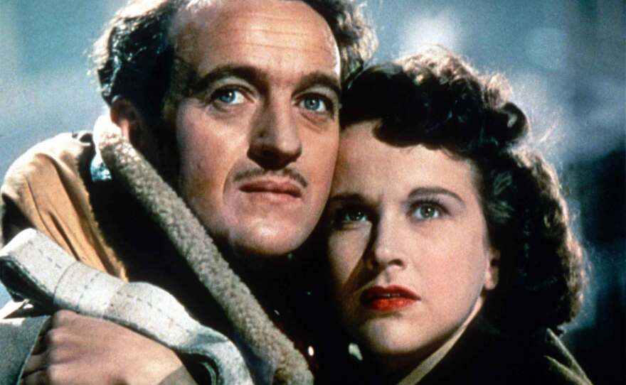 David Niven and Kim Hunter star in Michael Powell and Emeric Pressburger's World War II fantasy-romance "A Matter of Life and Death," screening in a new digital 4K restoration.