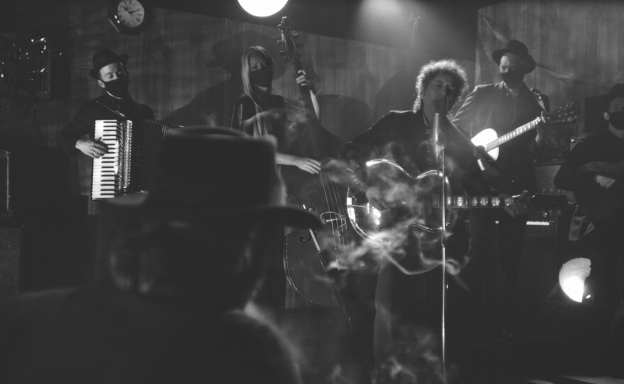 Bob Dylan in concert in 2021.