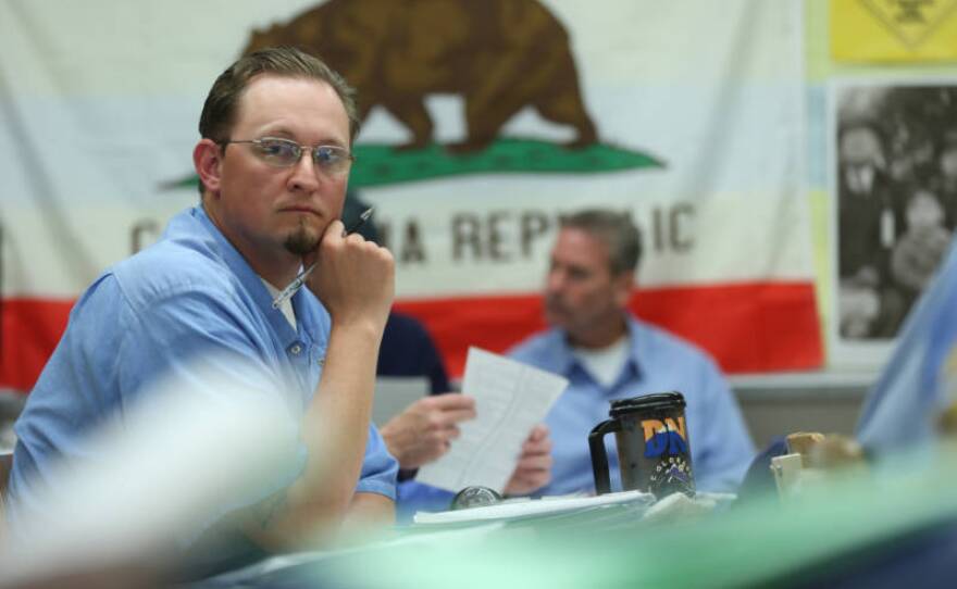 “When I got into college, that opened my mind to something completely different,” said Daniel Whitlow, an inmate and student at California State Prison, Los Angeles County, in Lancaster.