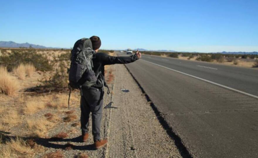 Hoang-Chau Nguyen hitchhikes all across America and uses social media to document his adventures.