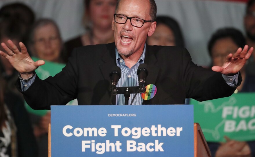 Democratic National Committee Chairman Tom Perez hasn't quite figured out how to calm the restive Democratic base, but the left hasn't bitten the Democratic Party just yet.