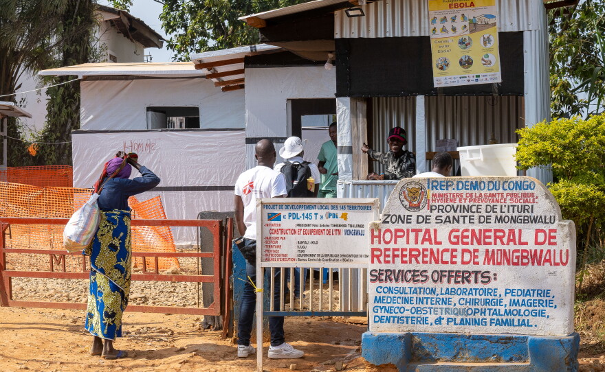 The Mongbwalu General Referral Hospital is a key site in efforts to contain the Ebola outbreak in eastern Congo.