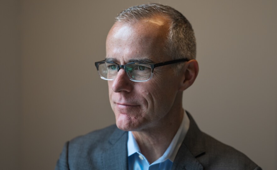Andrew McCabe talked about his new memoir with NPR's Morning Edition.