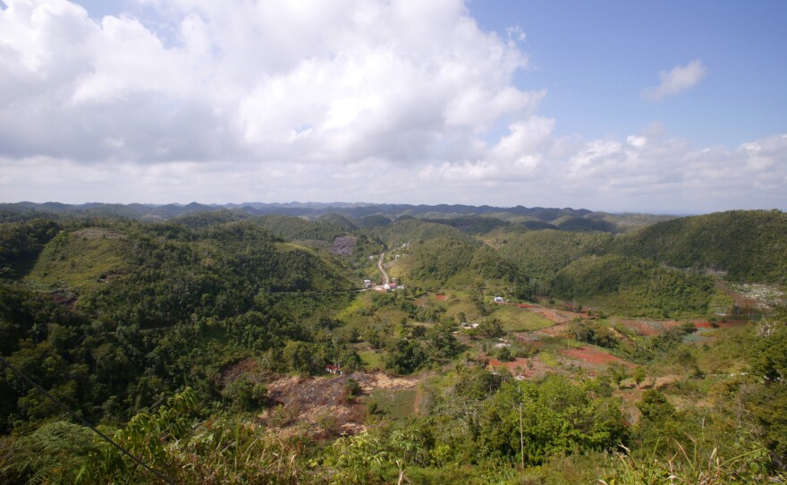 The Blue Mountains of Jamaica are the longest mountain range, running about 30 miles, on this island of 2.7 million people.