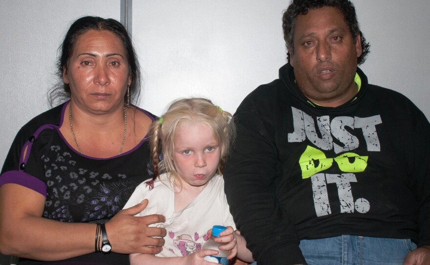 Greece's Hellenic Police say they found the girl living with the Roma couple last week. Authorities have sought tips that might lead to information about her identity.