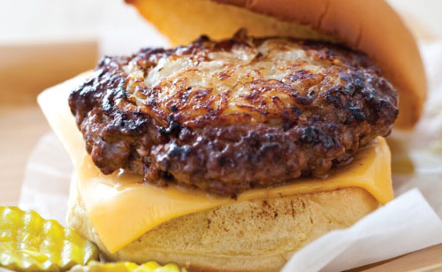 Oklahoma Fried Onion Burger