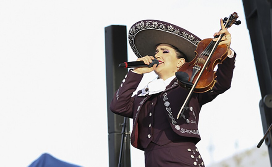 This 2016 photo features a performer from the Mariachi Festival in National City.