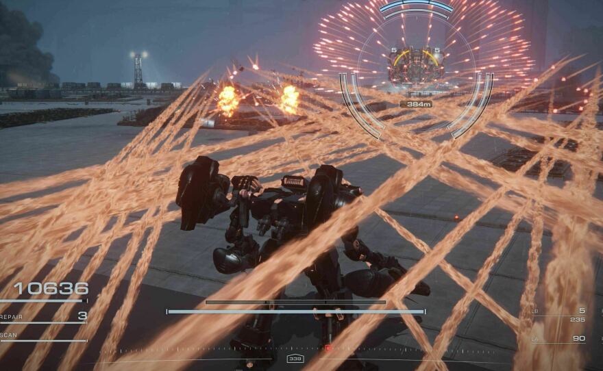 Enemy attacks can and will utterly surround you.