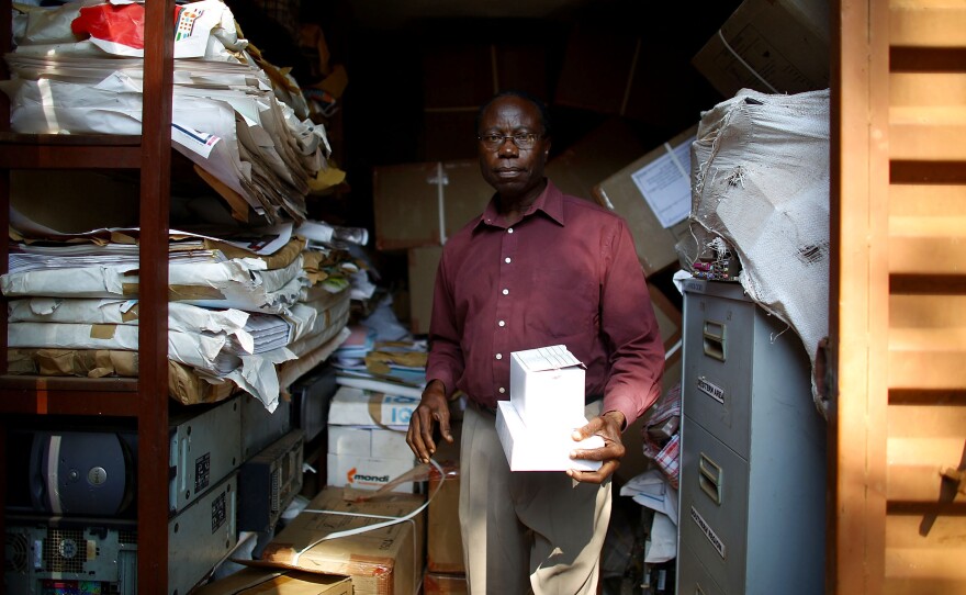 They call him the condomologist. Peter Mansaray, advocacy officer for the Sierra Leone National Aids Response group, runs a program that hands out free condoms.
