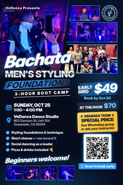 Bachata Men's Styling: Foundations Boot Camp