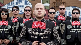 A promotional photo of the band Mariachi El Bronx.