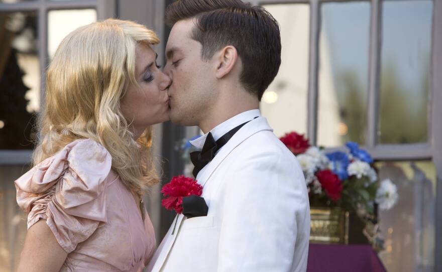 Cynthia and Devon Morehouse, played by Kristen Wiig and Tobey Maguire, are caught up in a passionate romance in the IFC miniseries <em>The Spoils of Babylon</em>. Oh, but they're not married: They're sister and (adopted) brother, the central figures in a bizarro salute to '80s melodramas like <em>The Thorn Birds.</em>