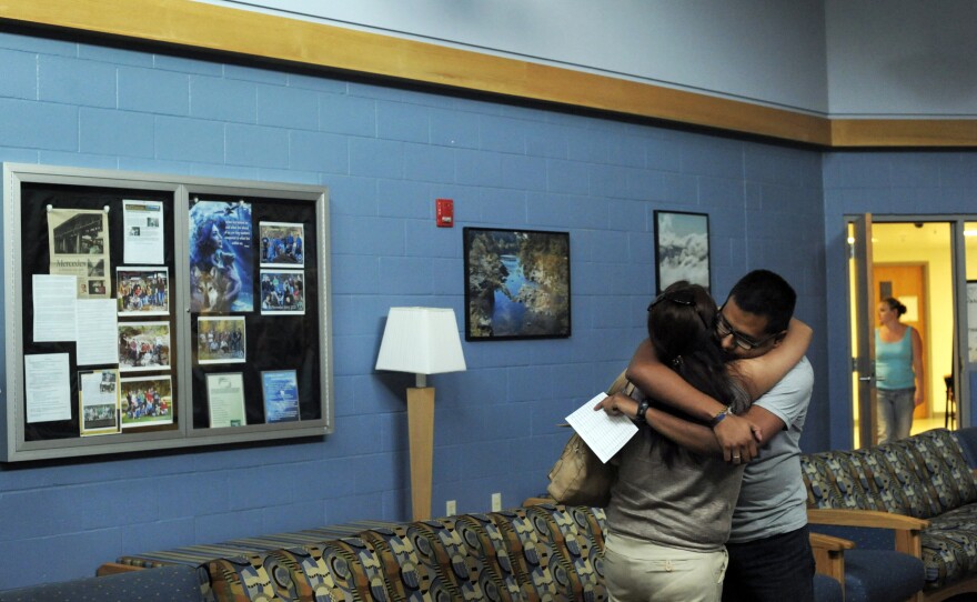 In preparation for her deportation, Lily brought her son, Brian, to a vocational training program about 200 miles southeast of Bend.