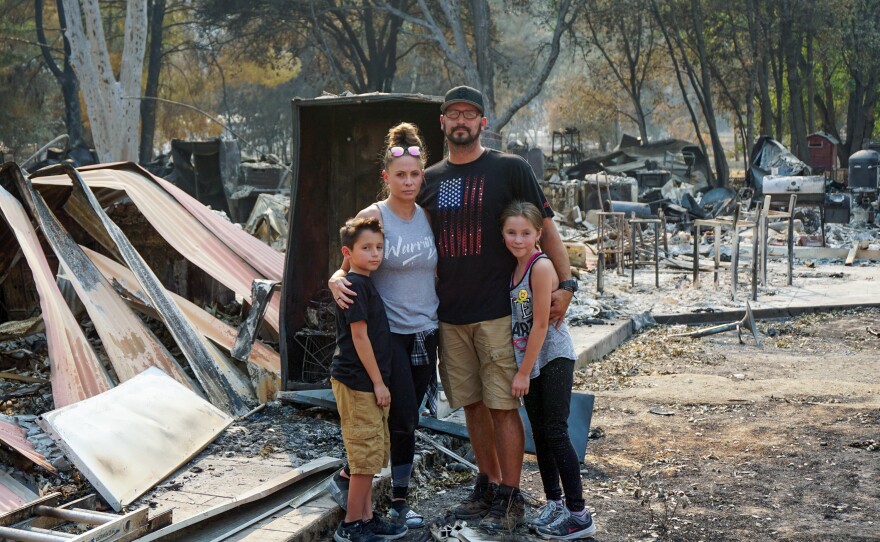 The Montanos had 10 minutes to evacuate their Vacaville home as a wildfire closed in. Tens of thousands of others have evacuated this year due to wildfires in the West.