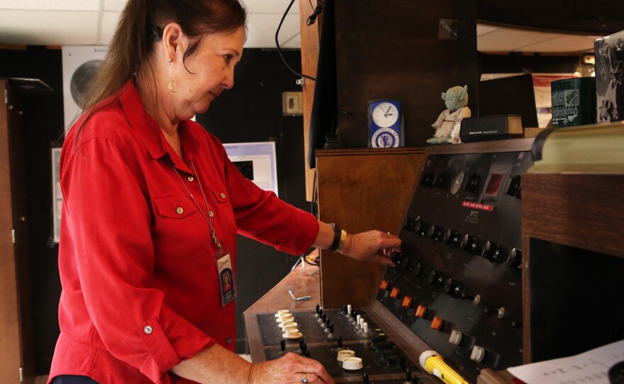 Lee Ann Hennig operates the planetarium at Thomas Jefferson High School. She's been teaching astronomy since 1969.