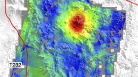 The sombrero uplift (red center) is located in the middle of an active magma system (red border).