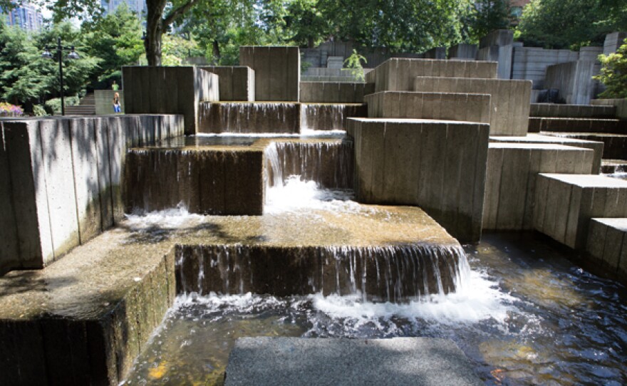 Freeway Park. Landscape architect Lawrence Halprin created a new kind of park, one built on top of a freeway that embraced both nature and the changing face of the city.