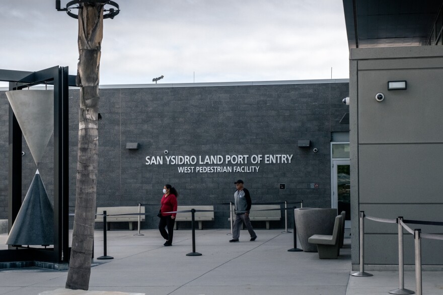 PedWest opens to the delight of crossborder commuters KPBS Public Media