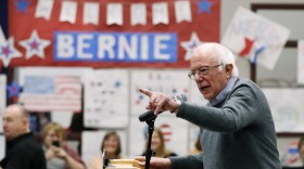 Democratic presidential candidate Sen. Bernie Sanders, I-Vt., speaks during a town hall meeting, Sunday, Dec. 15, 2019, in Keokuk, Iowa.