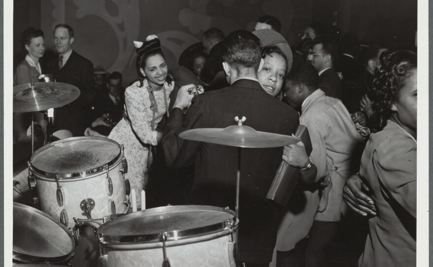 Dancing to the music of "Red" Saunders and his band at the Club DeLisa, Chicago. (1942-1944)