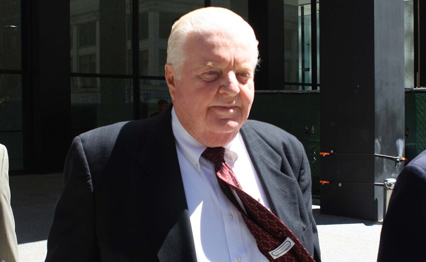 Former Chicago police Cmdr. Jon Burge walks into the Dirksen U.S. Courthouse in Chicago in June 2010. That day he was convicted on all counts of an indictment charging him with perjury and obstruction of justice.