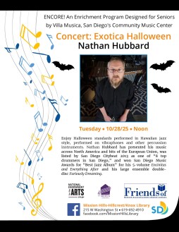 Exotica Halloween: Concert by Vibraphonist Nathan Hubbard