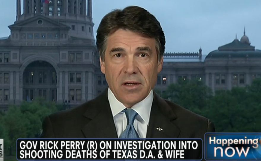 Texas Gov. Rick Perry went on Fox News and suggested Mexican drug cartels could be to blame for the Kaufman County murders.