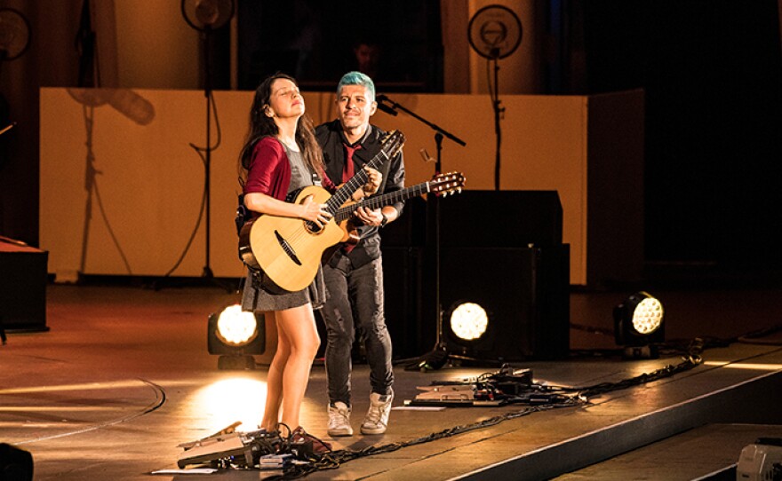 Rodrigo y Gabriela, featured in the new series IN CONCERT AT THE HOLLYWOOD BOWL.