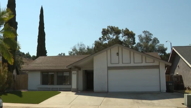 A home is pictured in Escondido that has been renovated by Wounded Warrior Homes. July 16, 2025