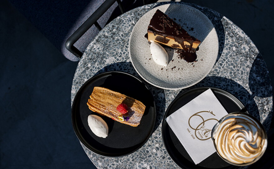 dessert menu