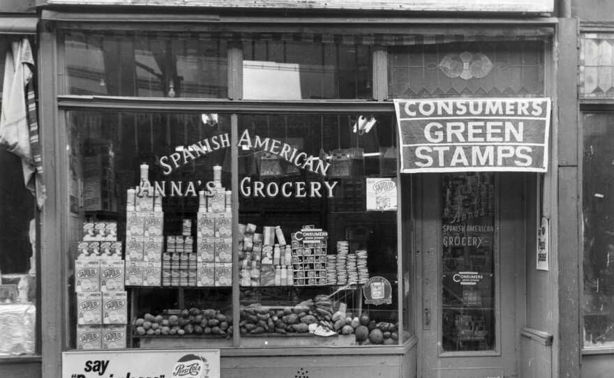 In the 1950s and '60s, Justo Martí took photos of bodegas for owners that needed to submit them for state liquor licenses. His photos are on display at the Center for Puerto Rican Studies Library and Archives through early April in New York City.